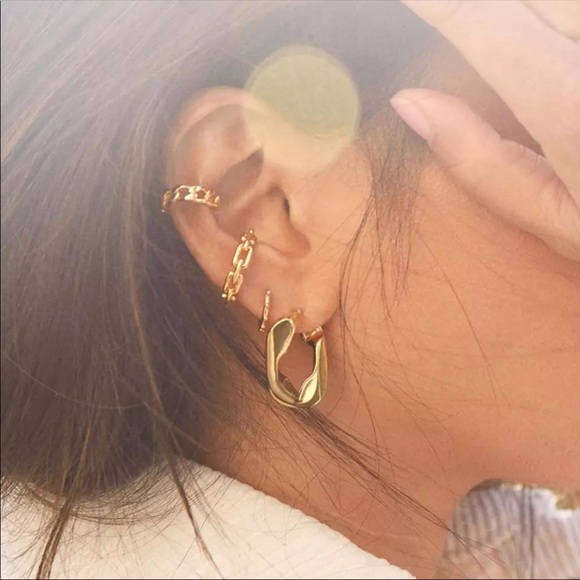 Jewelry - Chain Link Ear Cuff Set